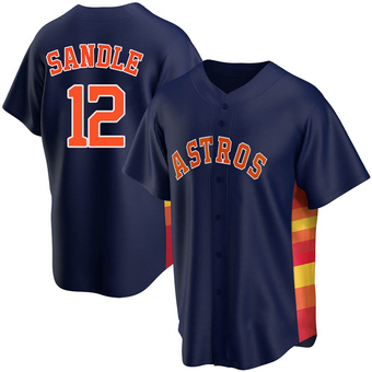 Replica Houston Astros Michael Sandle Alternate Jersey - Navy
