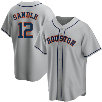 Replica Houston Astros Michael Sandle Road Jersey - Gray