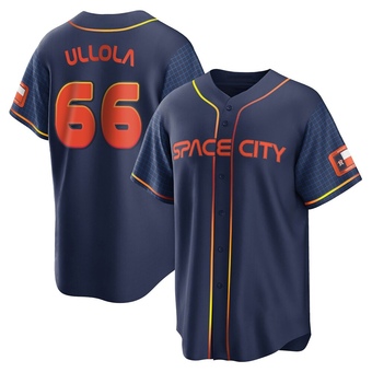 Replica Houston Astros Miguel Ullola 2022 City Connect Jersey - Navy