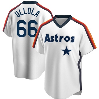 Replica Houston Astros Miguel Ullola Home Cooperstown Collection Team Jersey - White