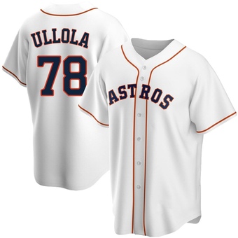Replica Houston Astros Miguel Ullola Home Jersey - White