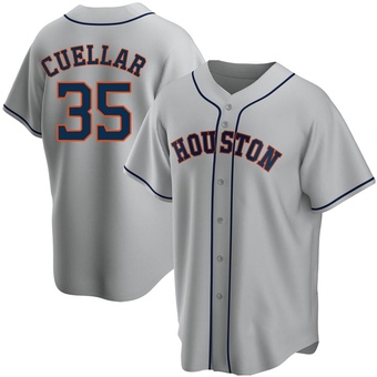 Replica Houston Astros Mike Cuellar Road Jersey - Gray