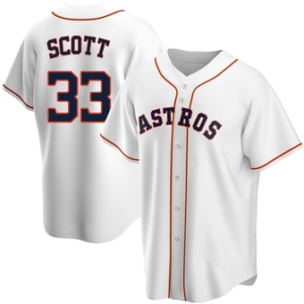 Replica Houston Astros Mike Scott Home Jersey - White