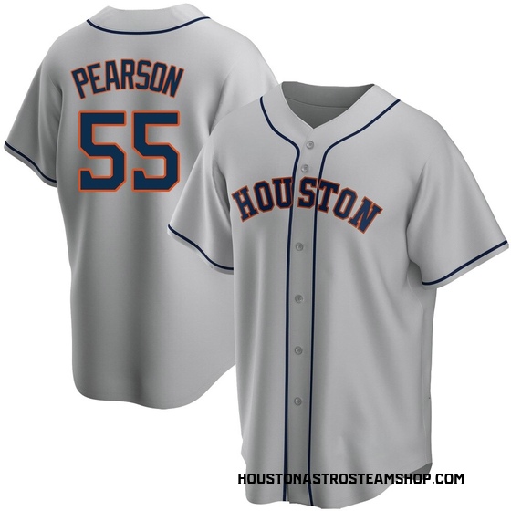 Replica Houston Astros Nate Pearson Road Jersey - Gray