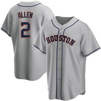 Replica Houston Astros Nick Allen Road Jersey - Gray