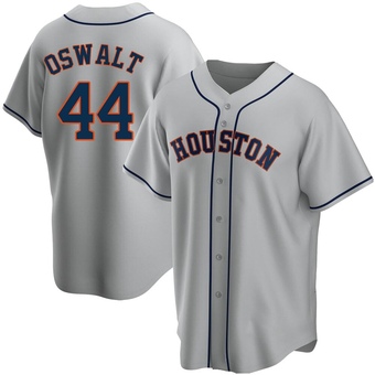 Replica Houston Astros Roy Oswalt Road Jersey - Gray