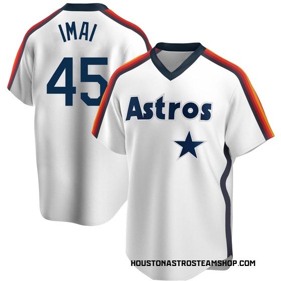 Replica Houston Astros Tatsuya Imai Home Cooperstown Collection Team Jersey - White