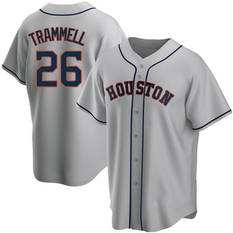 Replica Houston Astros Taylor Trammell Road Jersey - Gray