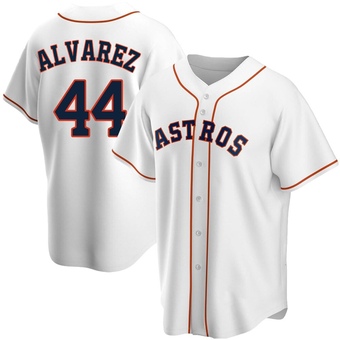 Replica Houston Astros Yordan Alvarez Home Jersey - White