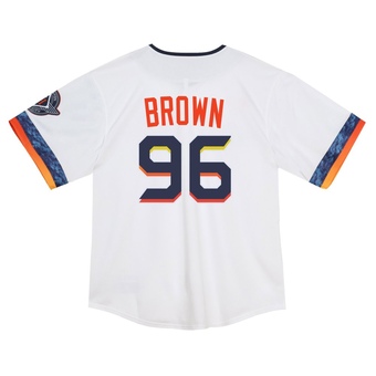 Toddler Limited Houston Astros Aaron Brown 2025 City Connect Jersey - White