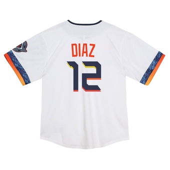 Toddler Limited Houston Astros Aledmys Diaz 2025 City Connect Jersey - White