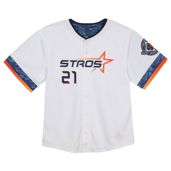 Toddler Limited Houston Astros Andy Pettitte 2025 City Connect Jersey - White