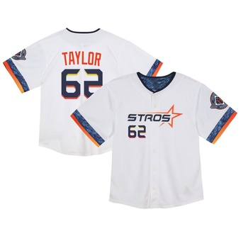 Toddler Limited Houston Astros Blake Taylor 2025 City Connect Jersey - White
