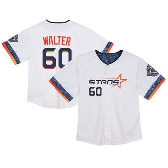 Toddler Limited Houston Astros Brandon Walter 2025 City Connect Jersey - White