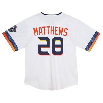 Toddler Limited Houston Astros Brice Matthews 2025 City Connect Jersey - White