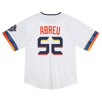 Toddler Limited Houston Astros Bryan Abreu 2025 City Connect Jersey - White
