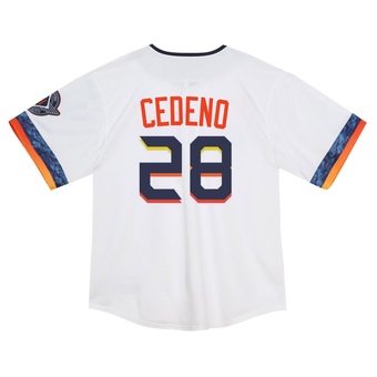 Toddler Limited Houston Astros Cesar Cedeno 2025 City Connect Jersey - White