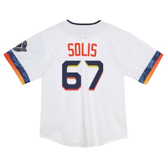 Toddler Limited Houston Astros Jairo Solis 2025 City Connect Jersey - White