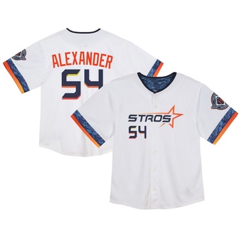 Toddler Limited Houston Astros Jason Alexander 2025 City Connect Jersey - White