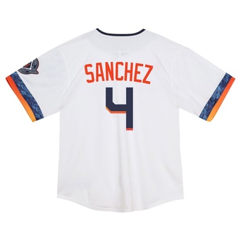 Toddler Limited Houston Astros Jesus Sanchez 2025 City Connect Jersey - White