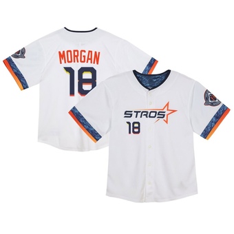 Toddler Limited Houston Astros Joe Morgan 2025 City Connect Jersey - White