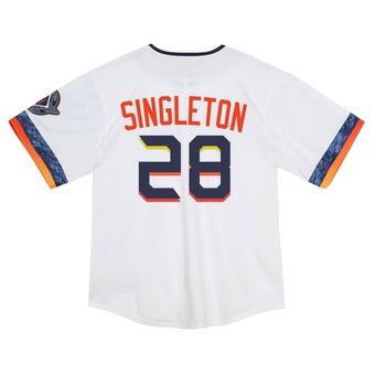 Toddler Limited Houston Astros Jon Singleton 2025 City Connect Jersey - White