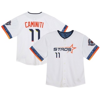 Toddler Limited Houston Astros Ken Caminiti 2025 City Connect Jersey - White