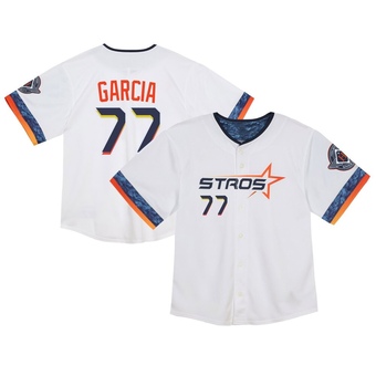 Toddler Limited Houston Astros Luis Garcia 2025 City Connect Jersey - White