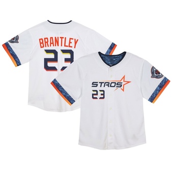 Toddler Limited Houston Astros Michael Brantley 2025 City Connect Jersey - White
