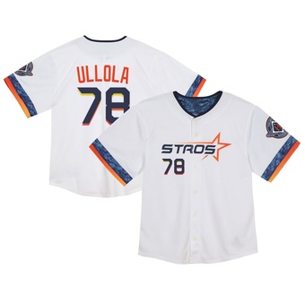 Toddler Limited Houston Astros Miguel Ullola 2025 City Connect Jersey - White