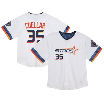 Toddler Limited Houston Astros Mike Cuellar 2025 City Connect Jersey - White