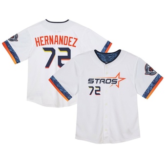 Toddler Limited Houston Astros Nick Hernandez 2025 City Connect Jersey - White
