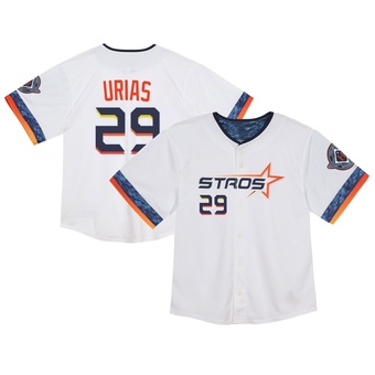 Toddler Limited Houston Astros Ramon Urias 2025 City Connect Jersey - White