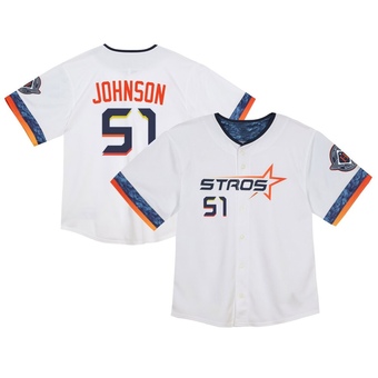 Toddler Limited Houston Astros Randy Johnson 2025 City Connect Jersey - White
