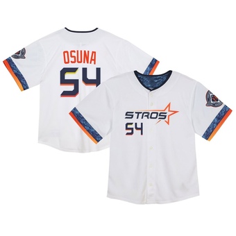 Toddler Limited Houston Astros Roberto Osuna 2025 City Connect Jersey - White