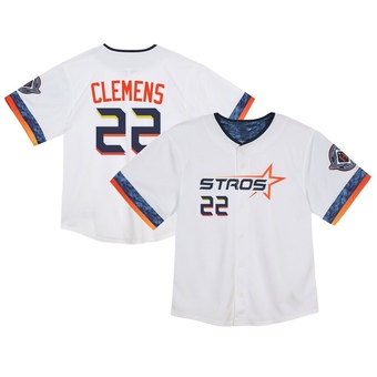 Toddler Limited Houston Astros Roger Clemens 2025 City Connect Jersey - White