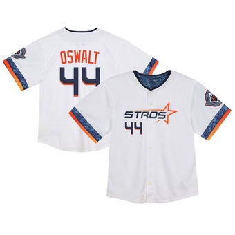 Toddler Limited Houston Astros Roy Oswalt 2025 City Connect Jersey - White