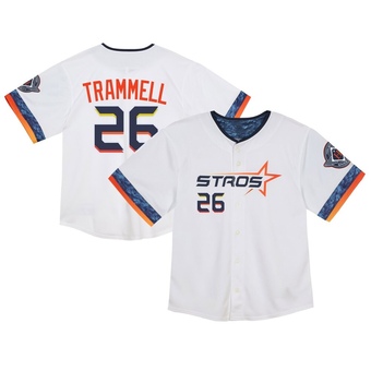 Toddler Limited Houston Astros Taylor Trammell 2025 City Connect Jersey - White