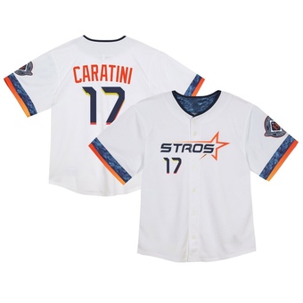 Toddler Limited Houston Astros Victor Caratini 2025 City Connect Jersey - White