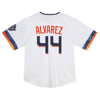 Toddler Limited Houston Astros Yordan Alvarez 2025 City Connect Jersey - White