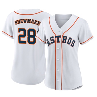 Women's Authentic Houston Astros Braden Shewmake 2022 World Series Home Jersey - White