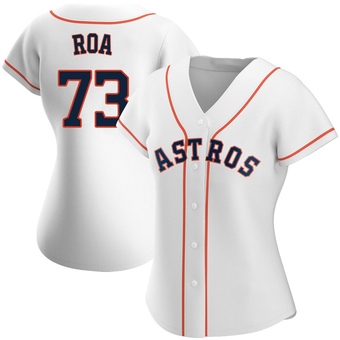 Women's Authentic Houston Astros Christian Roa Home Jersey - White