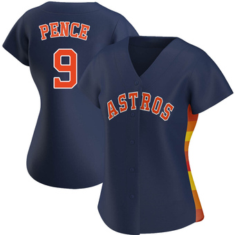 Women's Authentic Houston Astros Hunter Pence Alternate Jersey - Navy