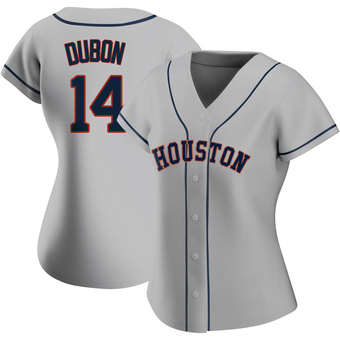 Women's Authentic Houston Astros Mauricio Dubon Road 2020 Jersey - Gray