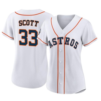 Women's Authentic Houston Astros Mike Scott 2022 World Series Home Jersey - White