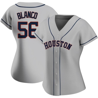 Women's Authentic Houston Astros Ronel Blanco Road 2020 Jersey - Gray