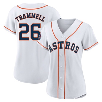Women's Authentic Houston Astros Taylor Trammell 2022 World Series Champions Home Jersey - White