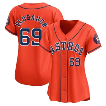 Women's Limited Houston Astros AJ Blubaugh Alternate Jersey - Orange