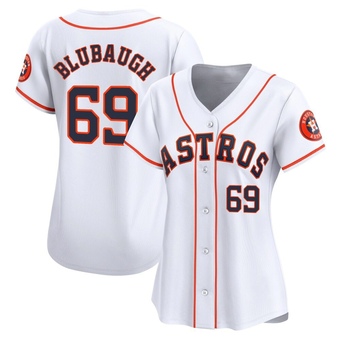 Women's Limited Houston Astros AJ Blubaugh Home Jersey - White