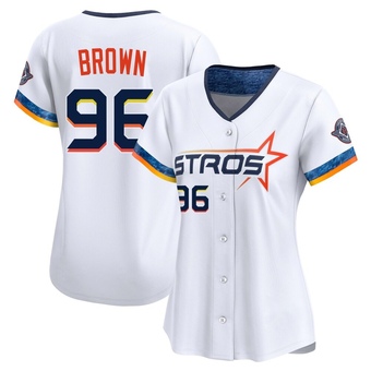 Women's Limited Houston Astros Aaron Brown 2025 City Connect Jersey - White